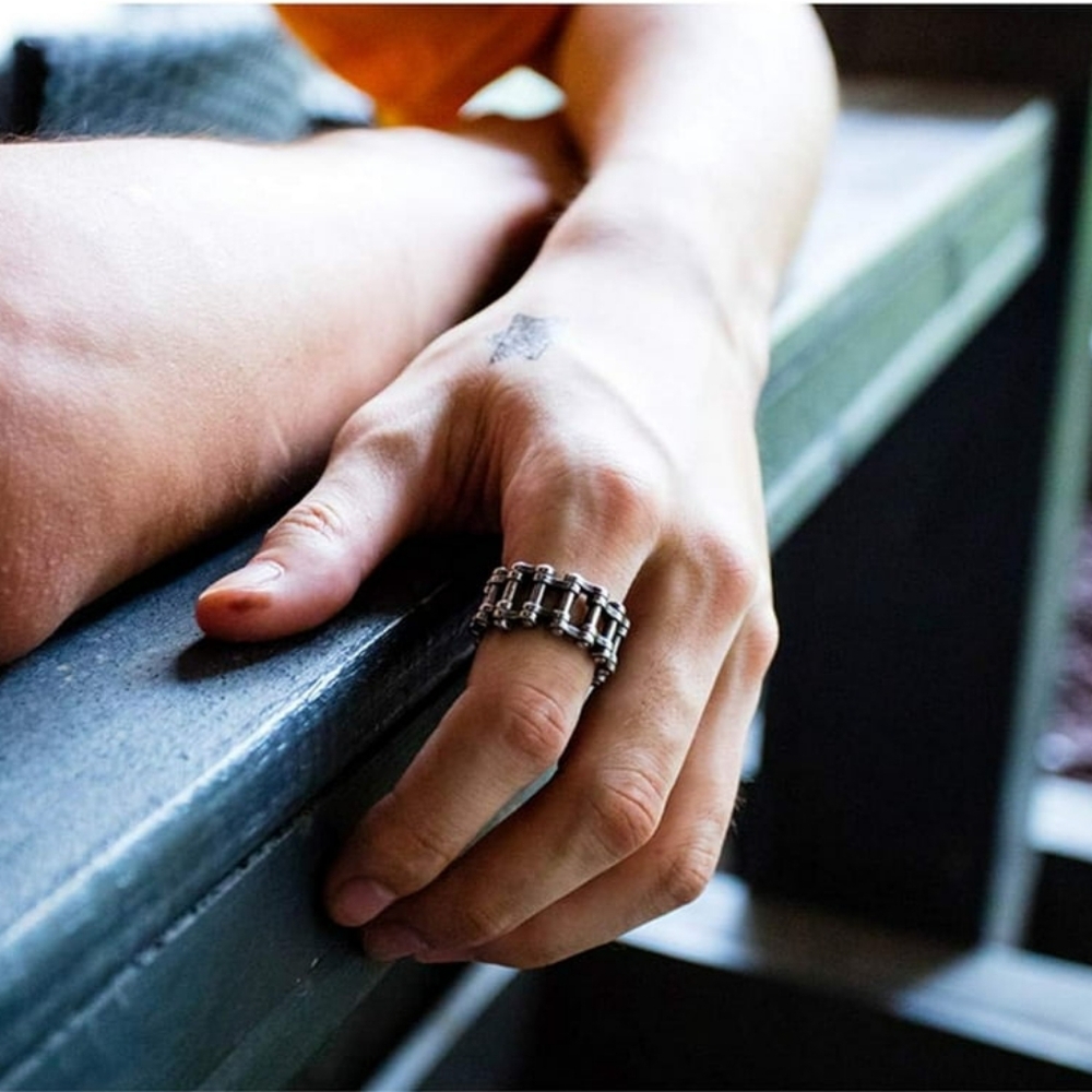 Biker Chain Ring (New)